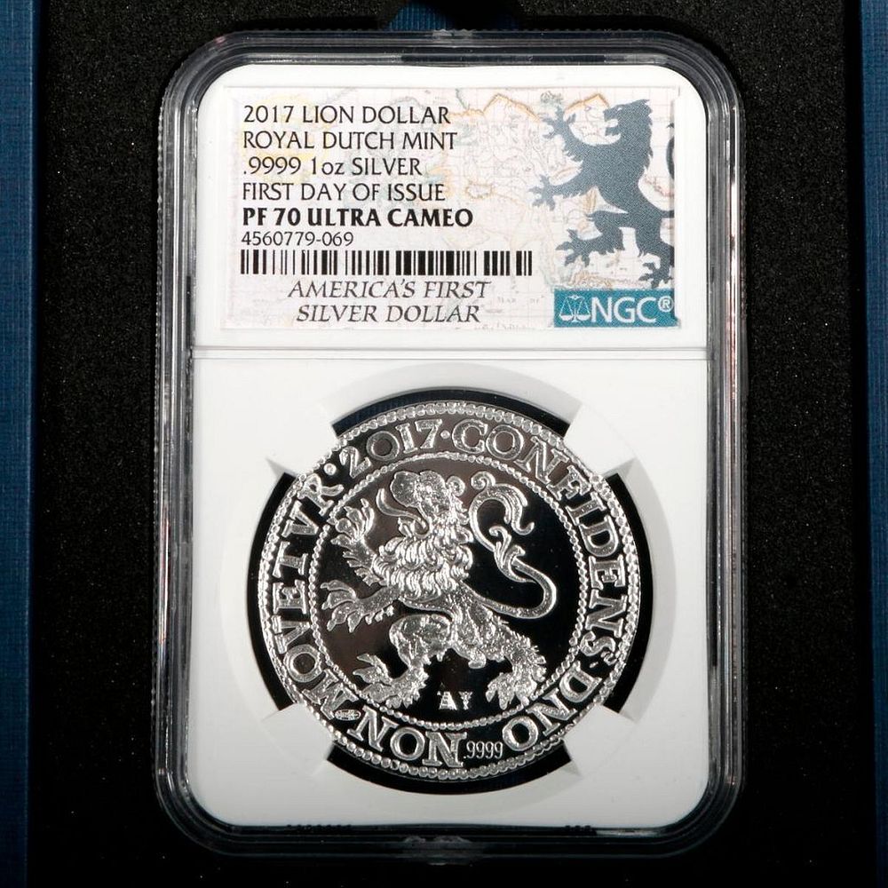 Appraisal: Lion Dollar ounce silver proof Lion Dollar oz Silver Proof