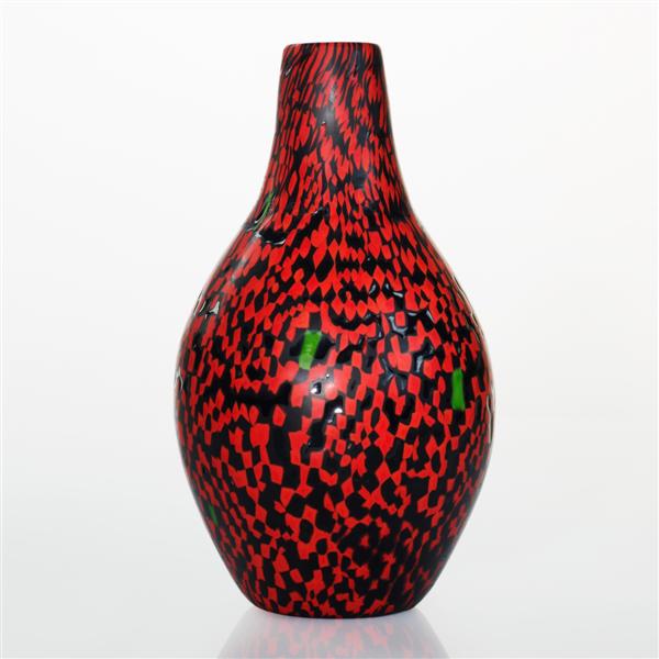 Appraisal: Paolo Venini Murrine vase Venini Italy wheel-polished glass murrina dia