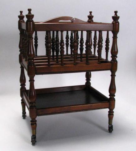 Appraisal: Mahogany Period Style Canterbury