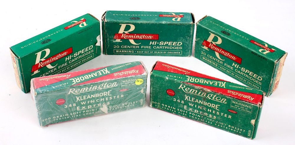 Appraisal: Boxes Remington Winchester Ammo For your consideration is this lot