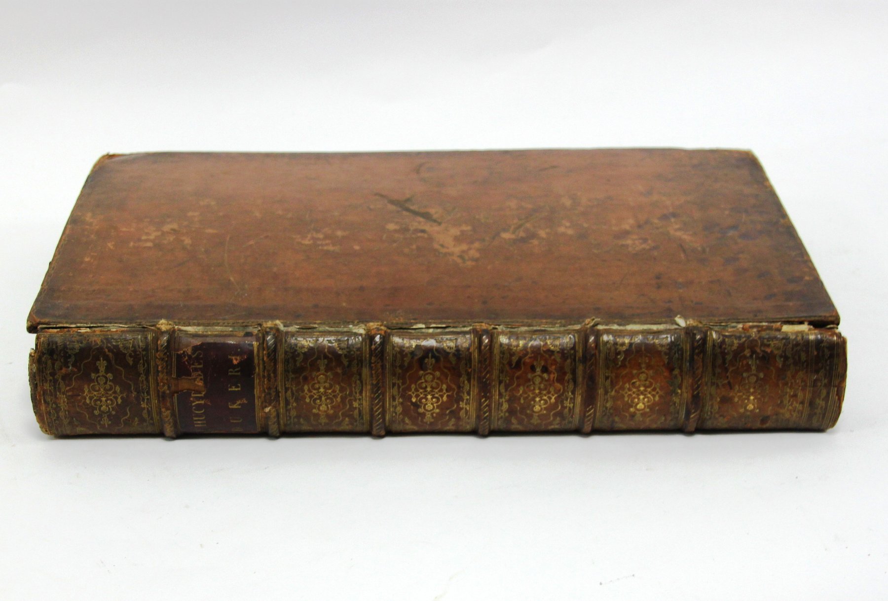 Appraisal: Thucydides De Bello Pelponnesiaco Libri Octo Amsterdam full calf bindings