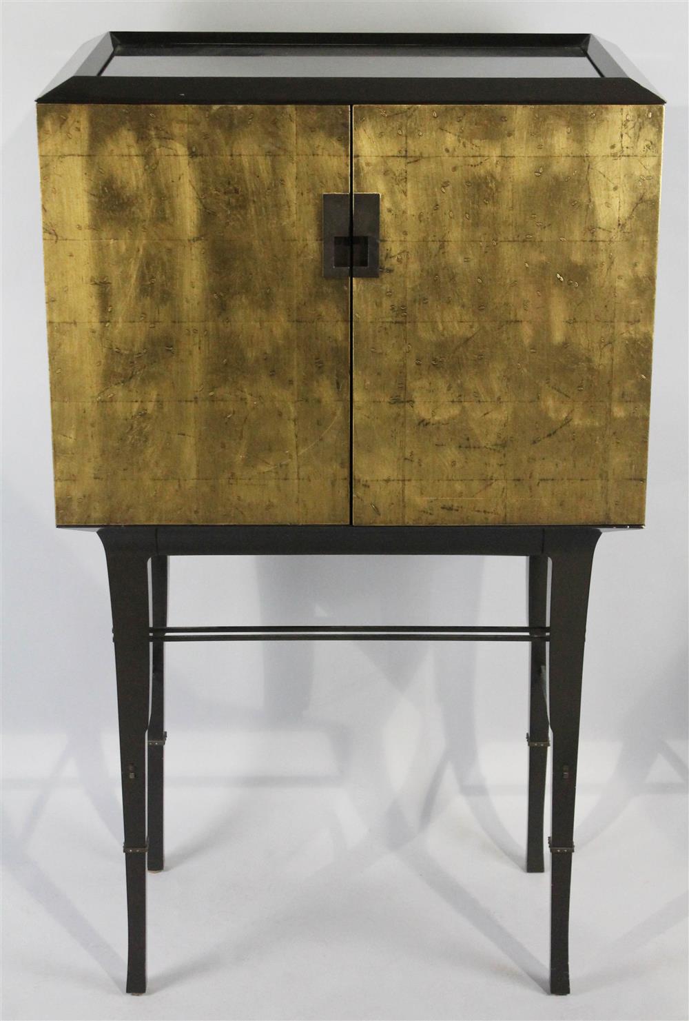 Appraisal: BILL SOFIELD FOR BAKER CONTEMPORARY ASIAN INSPIRED CABINET BAR ON