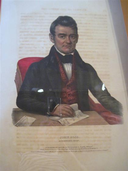 Appraisal: pieces Hand Colored Lithographs McKenney Thomas L Hall James History