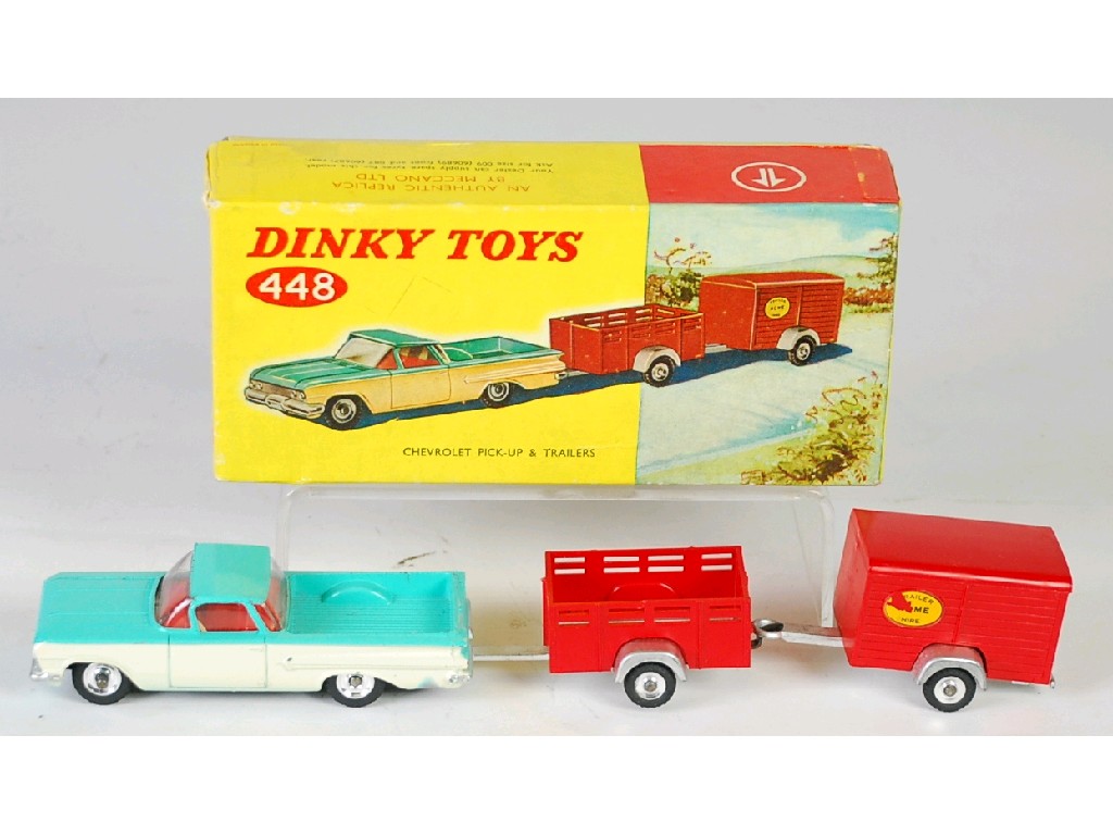 Appraisal: DINKY TOYS MINT AND BOXED 'CHEVROLET PICK-UP AND TRAILERS' model