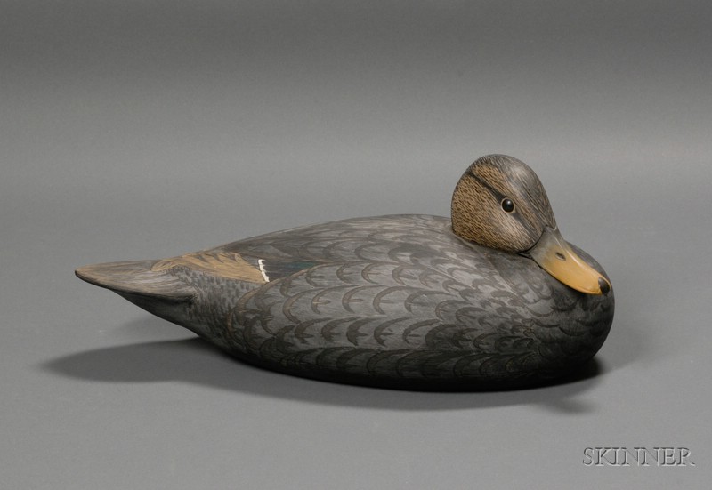 Appraisal: Black Duck Decoy Martin D Collins East Wareham Massachusetts late