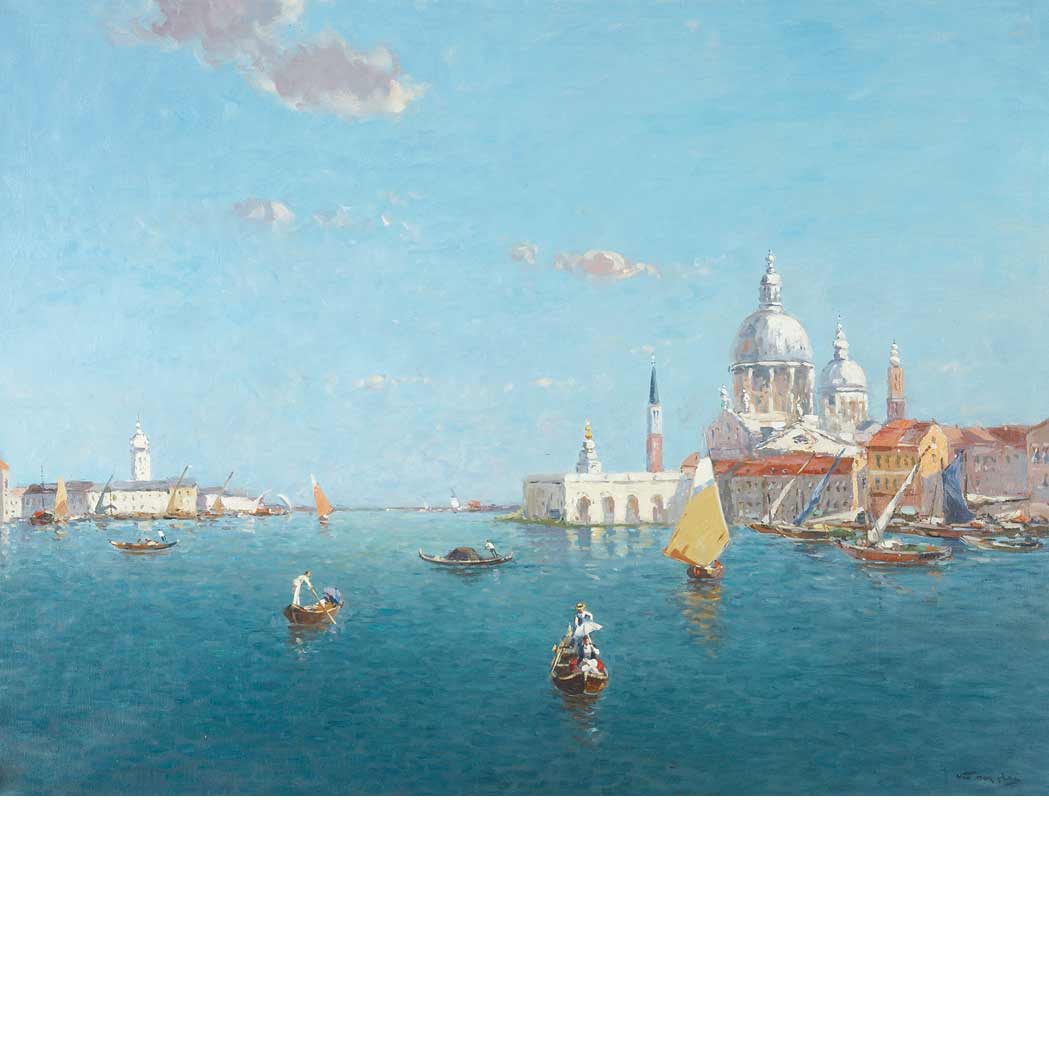 Appraisal: Niek van der Plas Dutch b The Grand Canal Venice