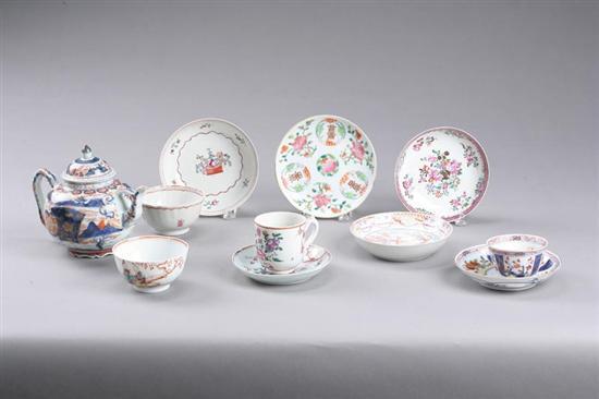 Appraisal: GROUP OF ASIAN PORCELAIN China and Japan th century Individual