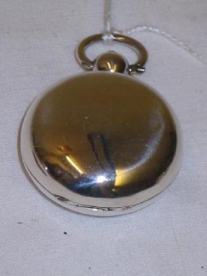 Appraisal: AN EDWARDIAN SOVEREIGN CASE of plain hinged circular form wide