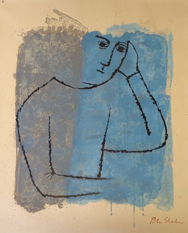 Appraisal: Ben Shahn American - Ben Shahn American - Boy Watercolor