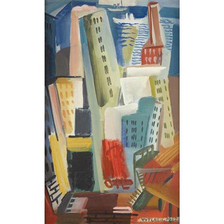 Appraisal: Vaclav Vytlacil American - New York Street Estimate -