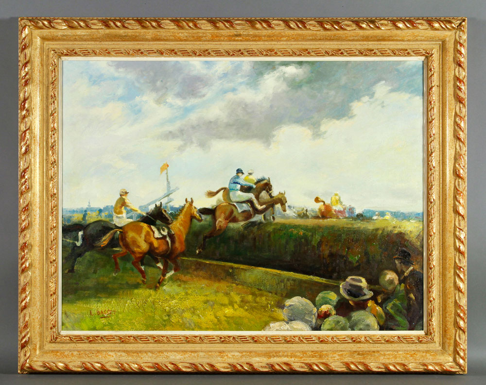 Appraisal: - Basset Steeple Chase O P Louis Basset steeple chase