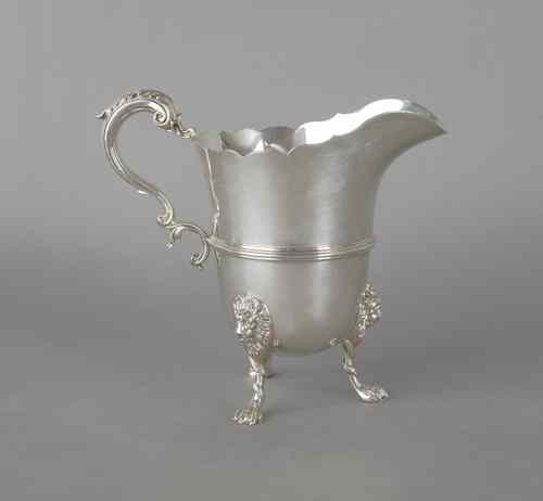 Appraisal: English silver pitcher - bearing the touch WGJl h ozt