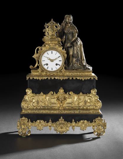 Appraisal: Good Napoleon III Catherine de Medici Mantel Clock third quarter