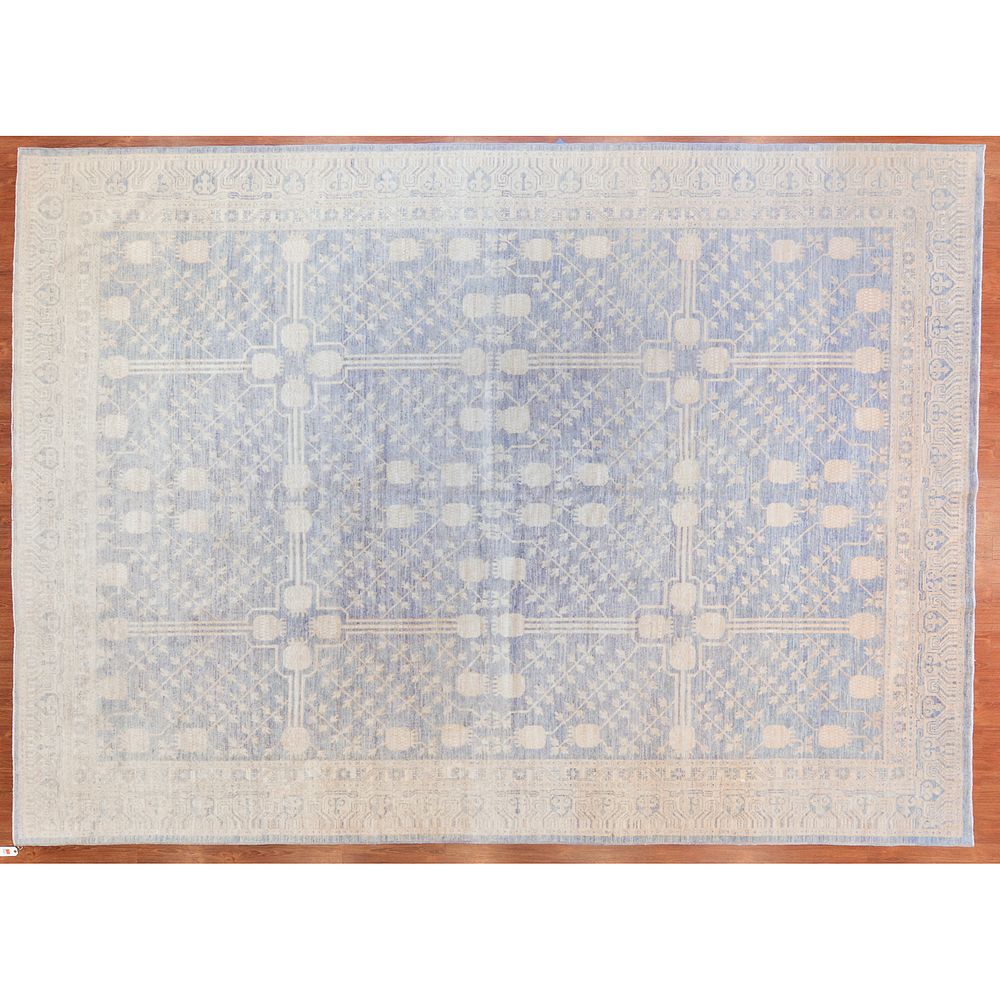 Appraisal: Contemporary Rug India x Modern hand-knotted wool pile on cotton