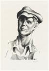 Appraisal: THOMAS HART BENTON Group of lithographs from The Grapes of