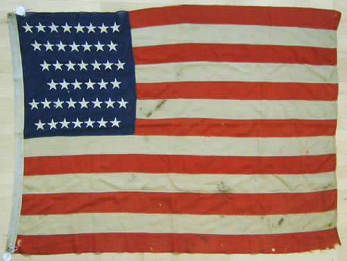 Appraisal: Forty-three star American flag x