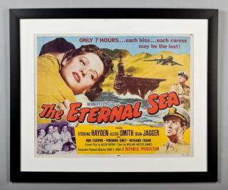 Appraisal: Vintage Eternal Sea movie poster Mid- th century movie theater