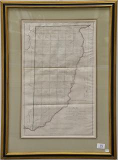 Appraisal: Thomas Hutchins plat of the seven Ranges of Townships being