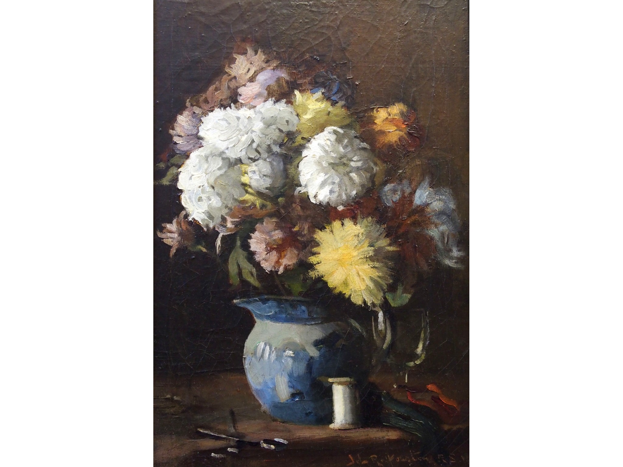 Appraisal: JOHN RENNIE McKENZIE HOUSTON RSW Scottish Fl - STILL LIFE