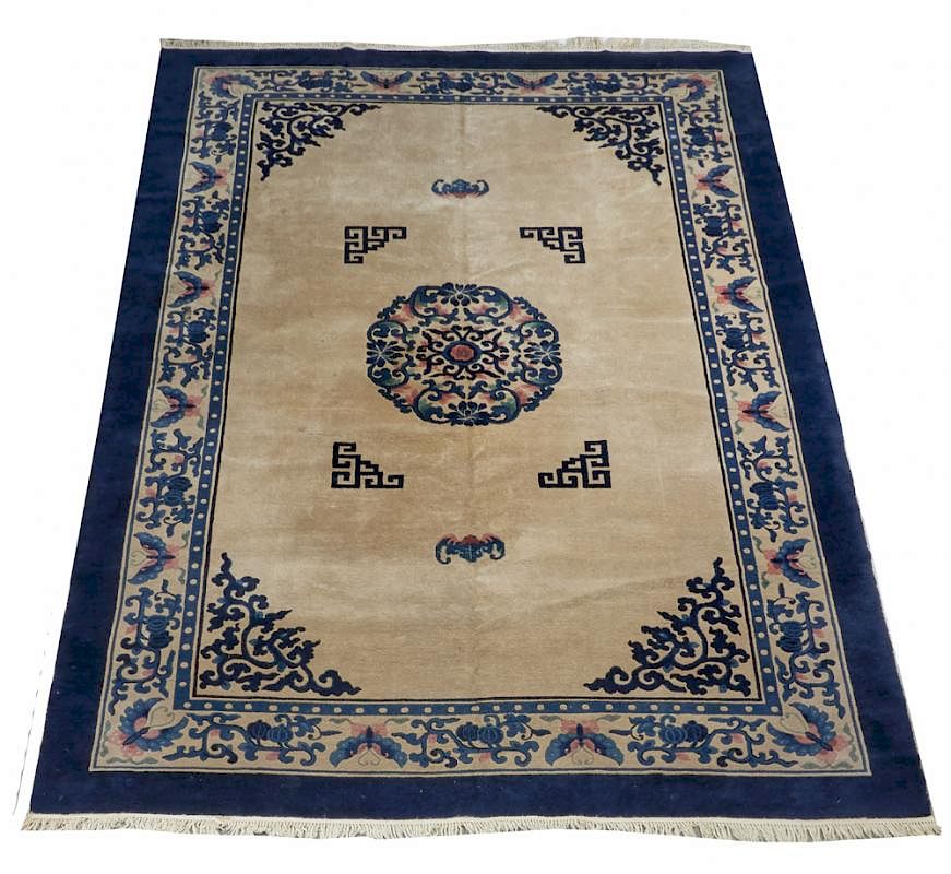 Appraisal: Chinese Peking roomsize carpet ' x ' Chinese Peking roomsize