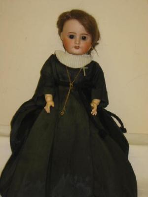 Appraisal: An S F B J bisque head girl doll with