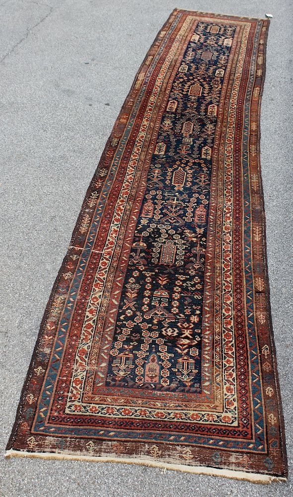 Appraisal: Antique and Finely Hand Woven Runner Nice large runner from