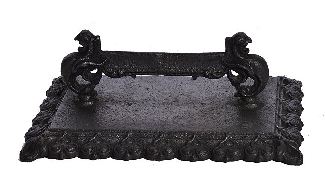 Appraisal: A CAST IRON BOOT SCRAPER by A Kendrick and Sons