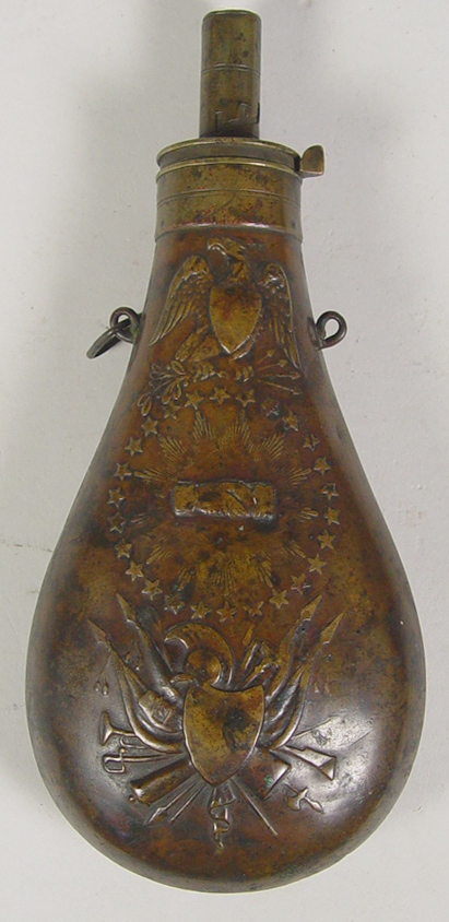 Appraisal: Beatty Peace Flask Marked N P Ames Shows heavy wear