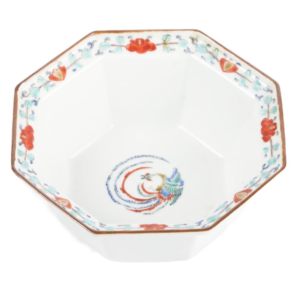 Appraisal: JAPANESE ARITA KAKIEMON OCTAGONAL PORCELAIN SERVING BOWL WITH PHOENIX BIRD