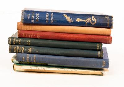 Appraisal: Kipling Rudyard The Jungle Book flyleaf loose spine bruised -Milne