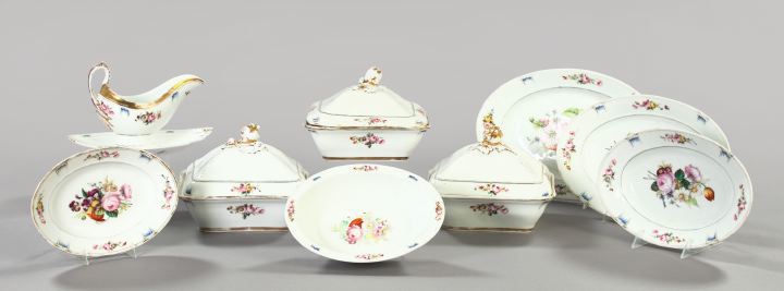 Appraisal: Attractive Nine-Piece Set of Paris Porcelain Dinnerware third quarter th