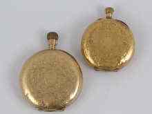 Appraisal: An carat gold lady's Victorian fob watch together with a