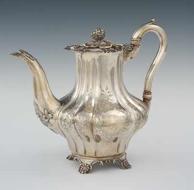 Appraisal: An English Sterling Silver Teapot by Richard Pearce and George