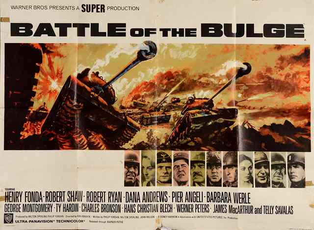 Appraisal: THE BATTLE OF THE BULGE Warner Brothers war starring Henry