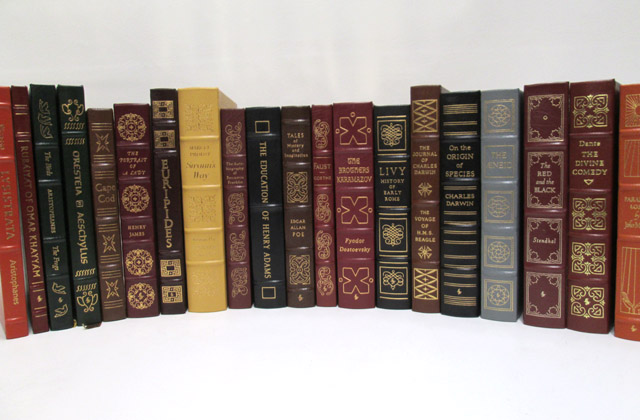 Appraisal: TWENTY EASTON PRESS LEATHER BOUND BOOKS Including The Devine Comedy