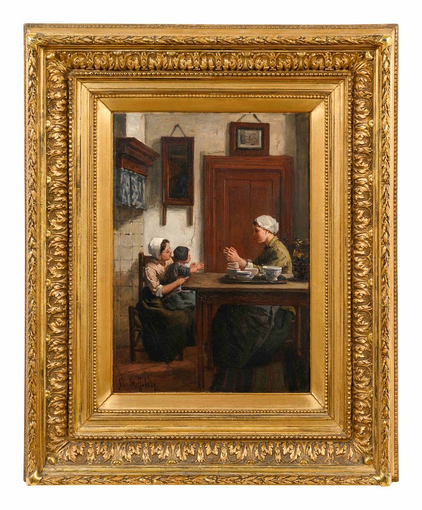 Appraisal: Nicolaas Steffelaar Dutch - Nicolaas Steffelaar Dutch - Interior Scene