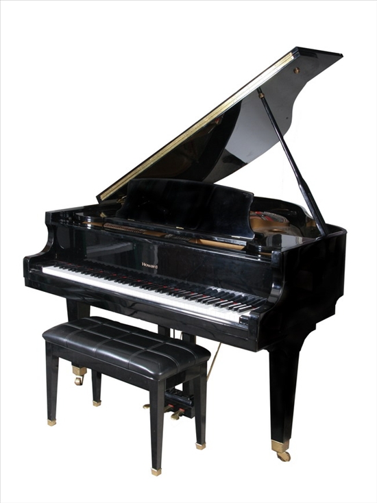 Appraisal: HOWARD EBONIZED BABY GRAND PIANO Serial No C th century