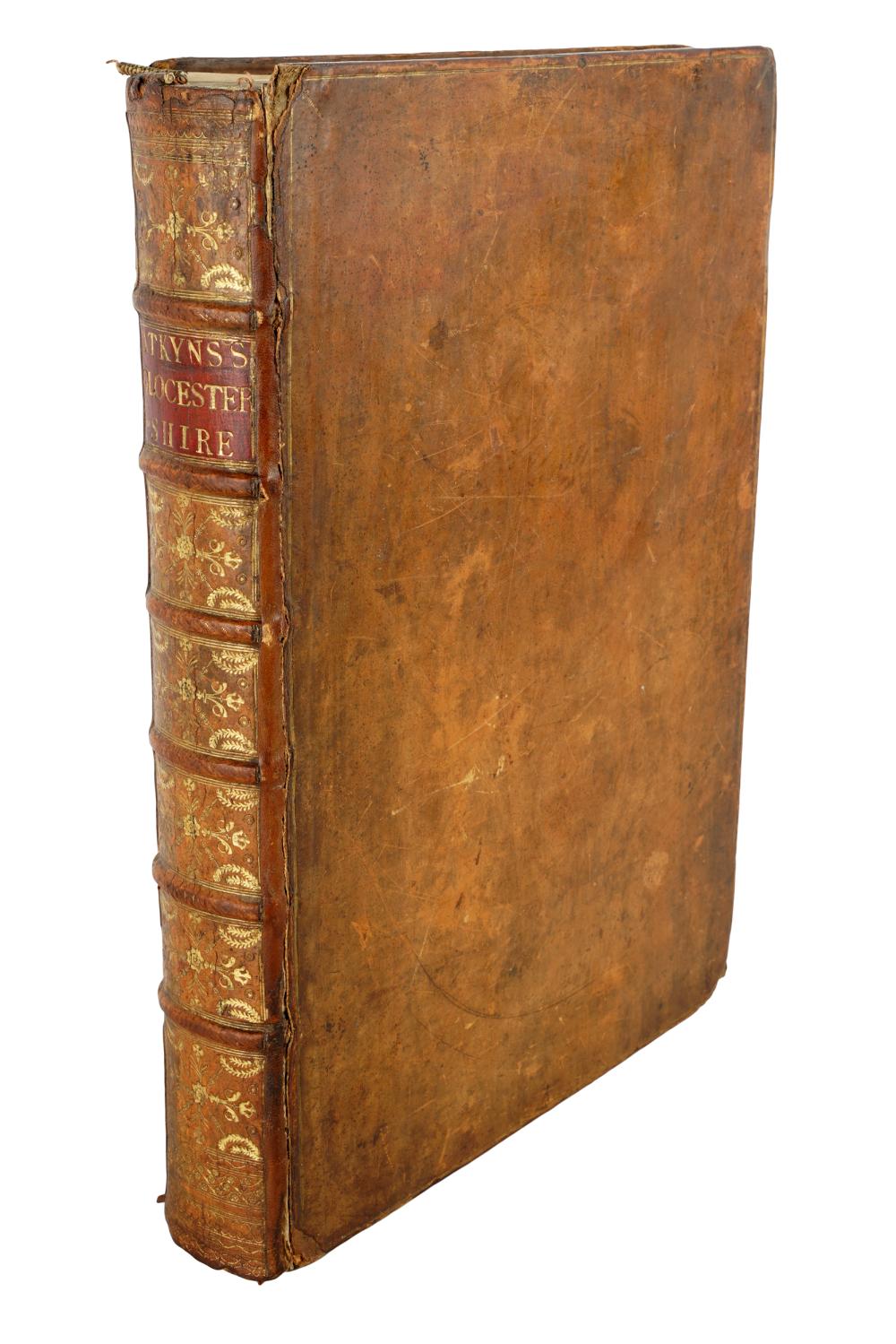 Appraisal: SIR ROBERT ATKYNS ATKYNS'S GLOCESTERSHIRE full leather binding Condition missing