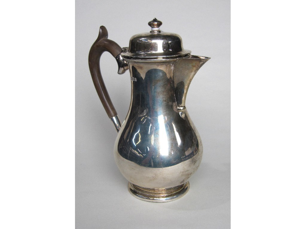 Appraisal: Silver hot water pot London