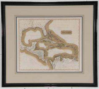 Appraisal: Map of West Indies Drawn Engraved for John Thomson Co