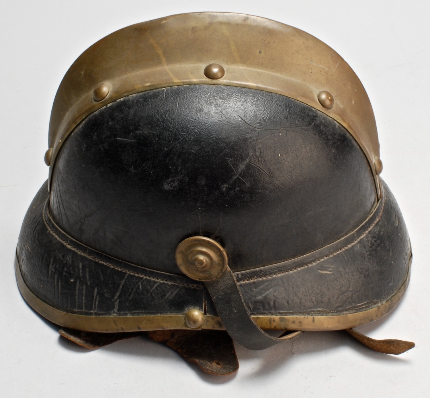 Appraisal: WORLD WAR I FRENCH MILITARY HELMET Liner missing