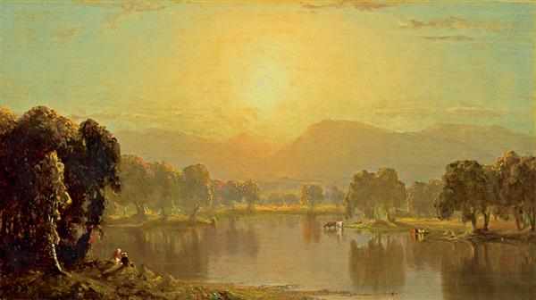 Appraisal: SANFORD ROBINSON GIFFORD American - Bend in the Juniata River