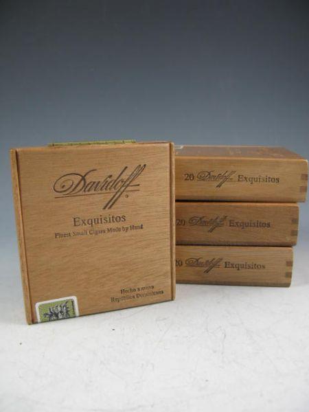 Appraisal: Boxes of Davidoff Exquisitos handmade in the Dominican Republic each