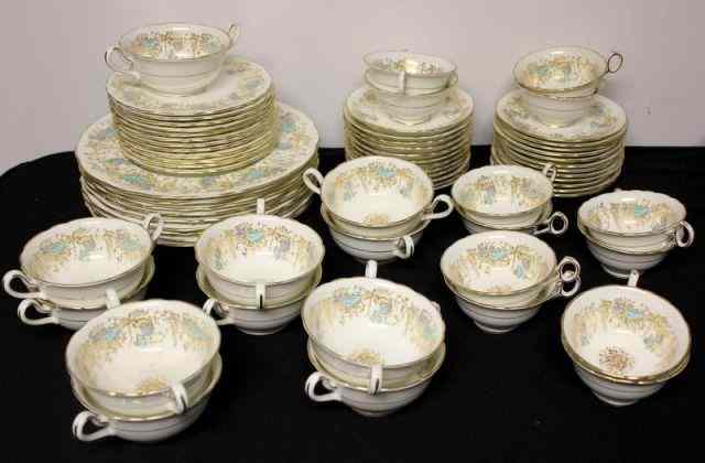 Appraisal: Royal Cauldon ''Gainsborough'' Porcelain Set Includes dinner plates - ''