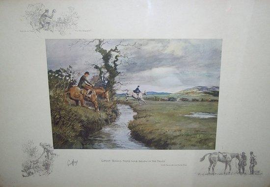 Appraisal: Charles Johnson Payne Snaffles Great Bankssignedartist's proof coloured print