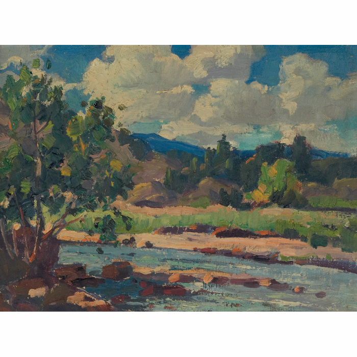 Appraisal: Frank Joseph Vavra American - Summer Clouds c oil on