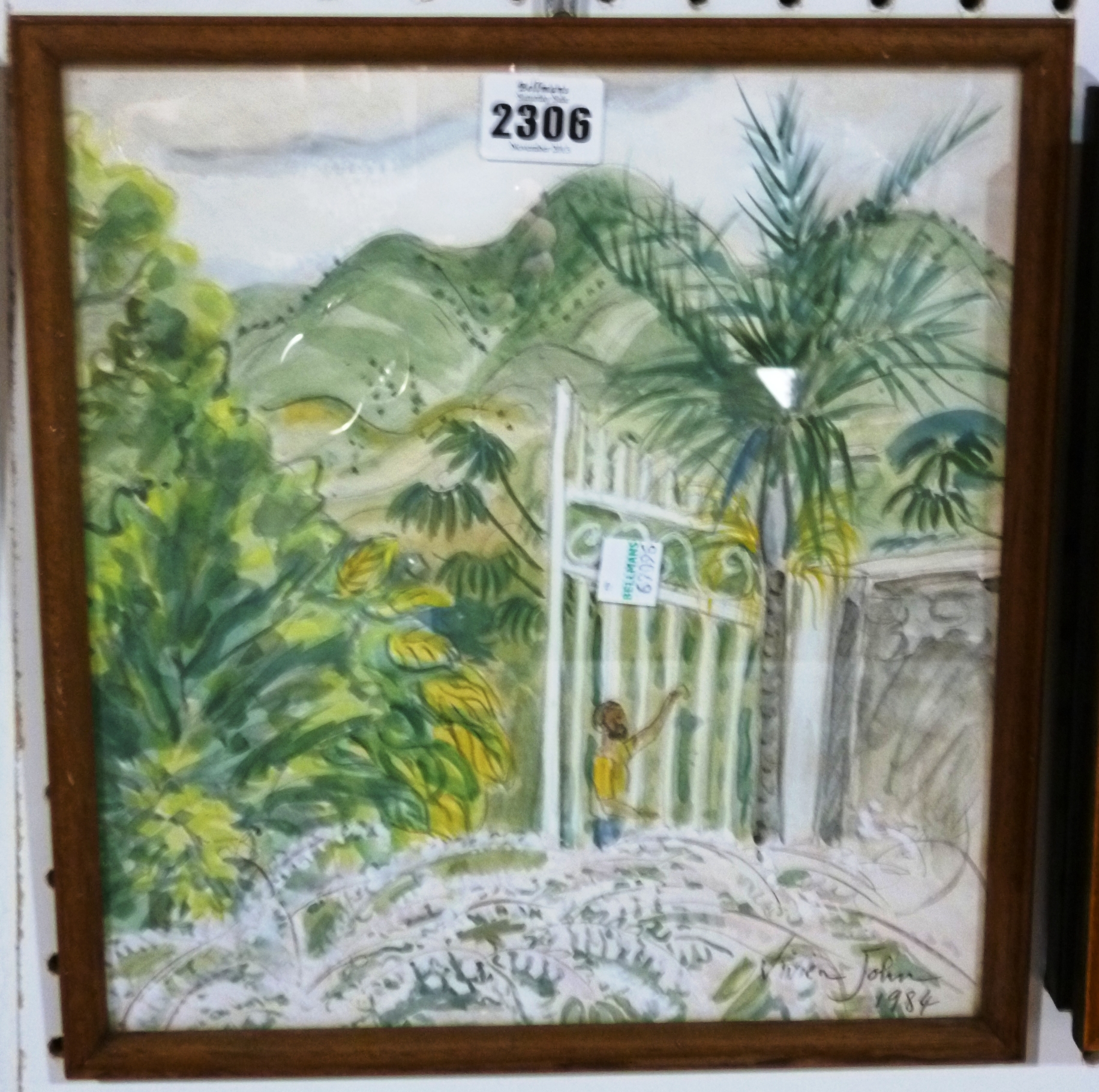 Appraisal: Vivien John - From the Tuagura Hills Malaysia watercolour signed