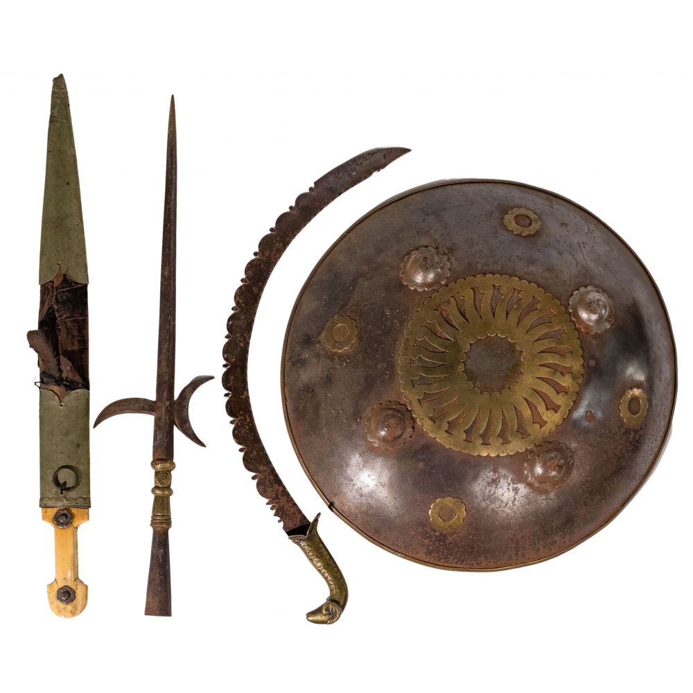 Appraisal: INDIAN INDO-PERSIAN AND CENTRAL ASIAN ARMS AND ARMOR ASSORTMENT items