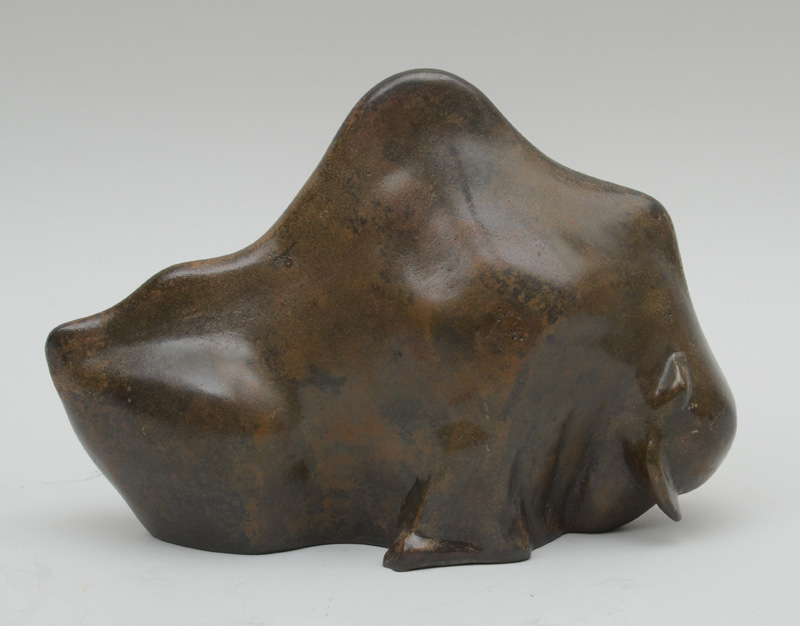 Appraisal: ELEANOR BOUDIN BUFFALO Bronze signed 'Eleanor Boudin' x x in