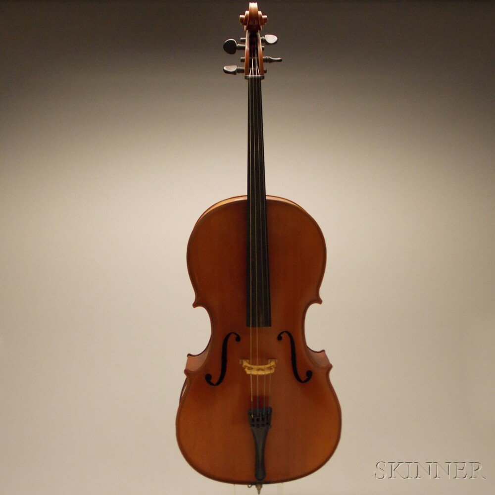 Appraisal: Modern German Violoncello unlabeled length of back mm in with